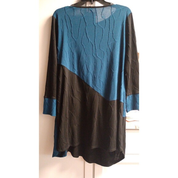 IC by Connie K Made in USA Artsy Lagenlook Tunic Top, Size Large - Picture 7 of 12